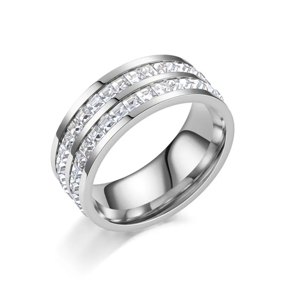 Double The Sparkle Ring - Size 9 - Picture 5 of 5